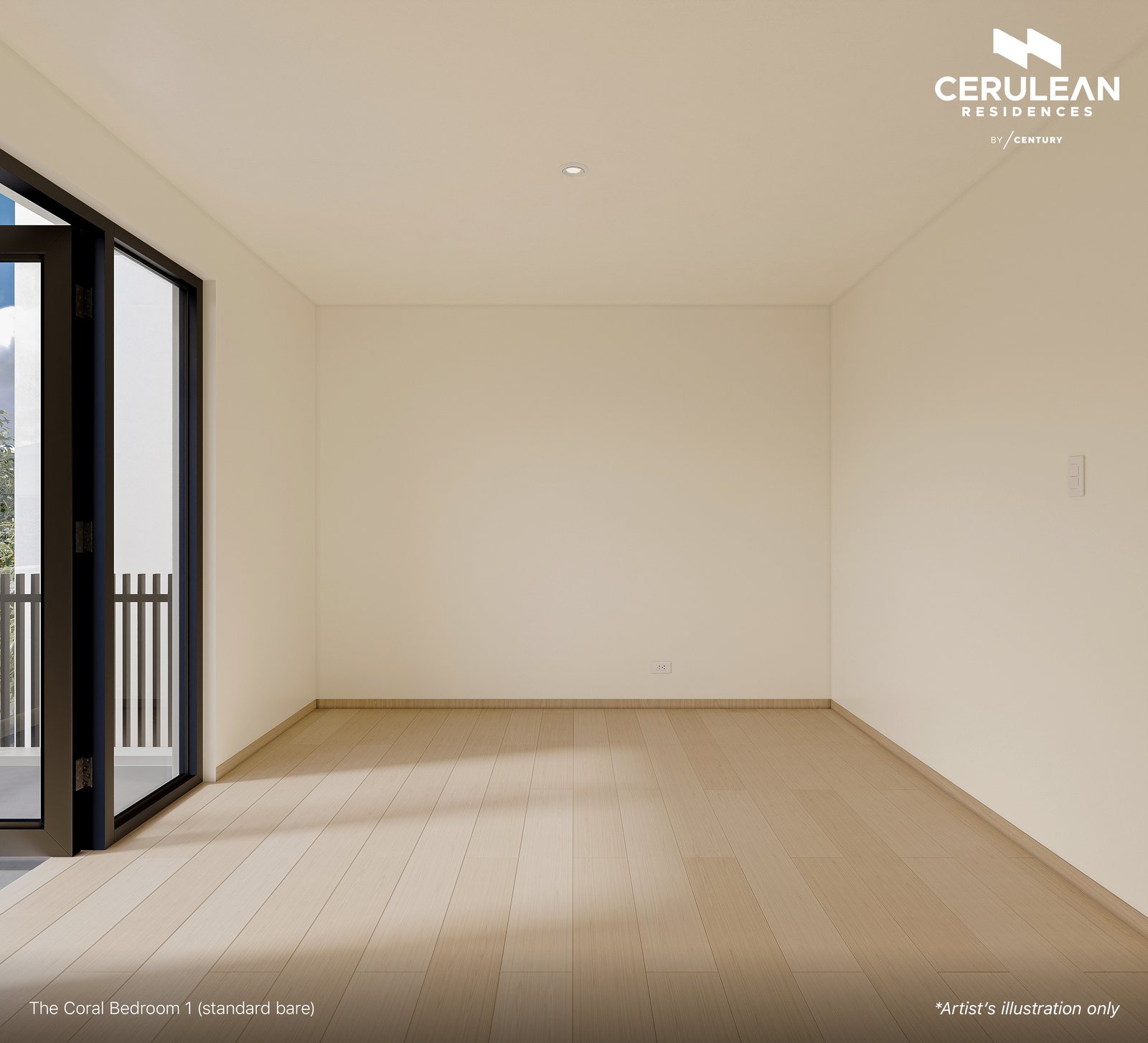 The Coral (Single-Attached) — The Coral Bedroom 1 (standard bare).jpg