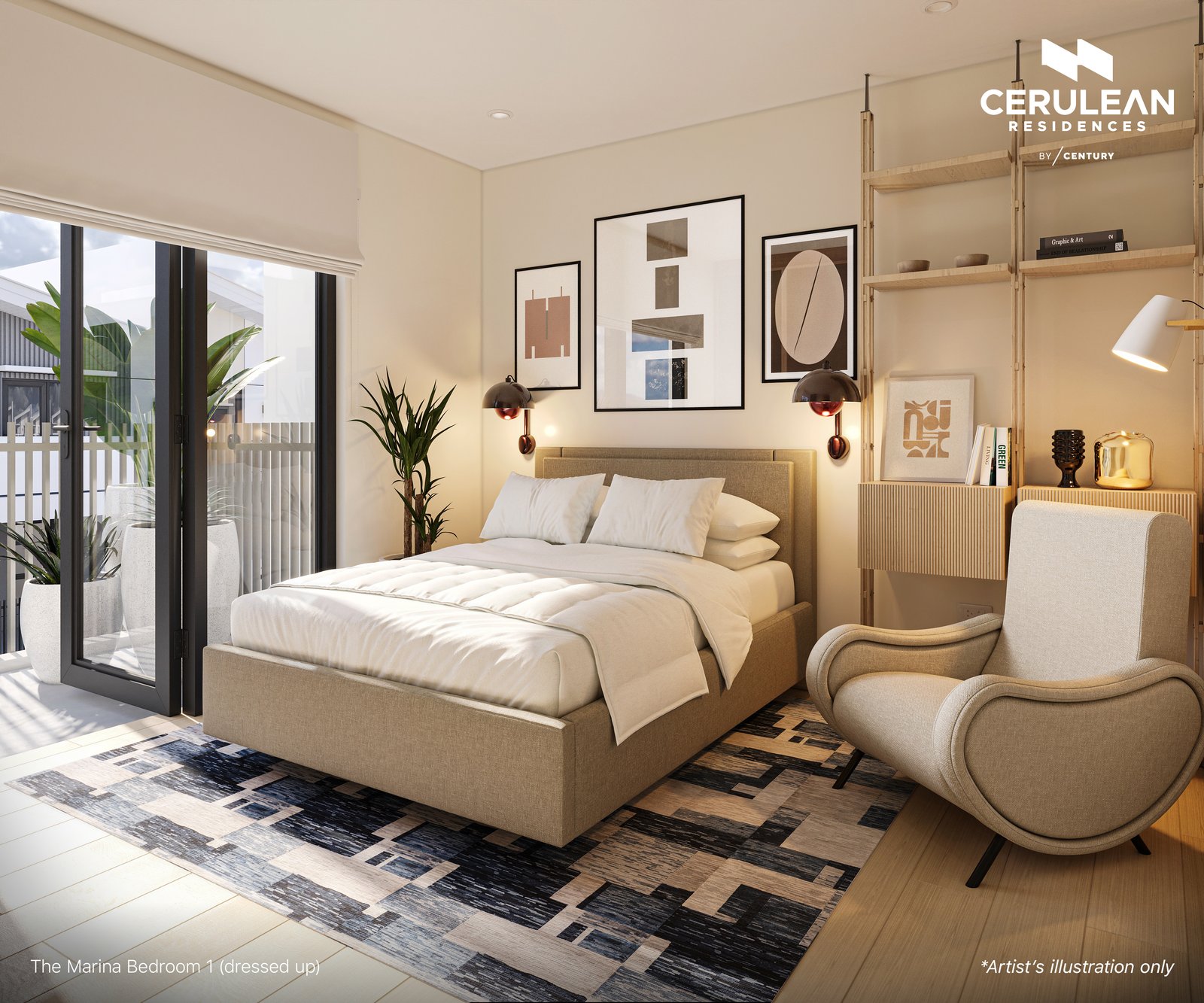 The Marina (Townvilla) — The Marina Bedroom 1 (dressed up).jpg