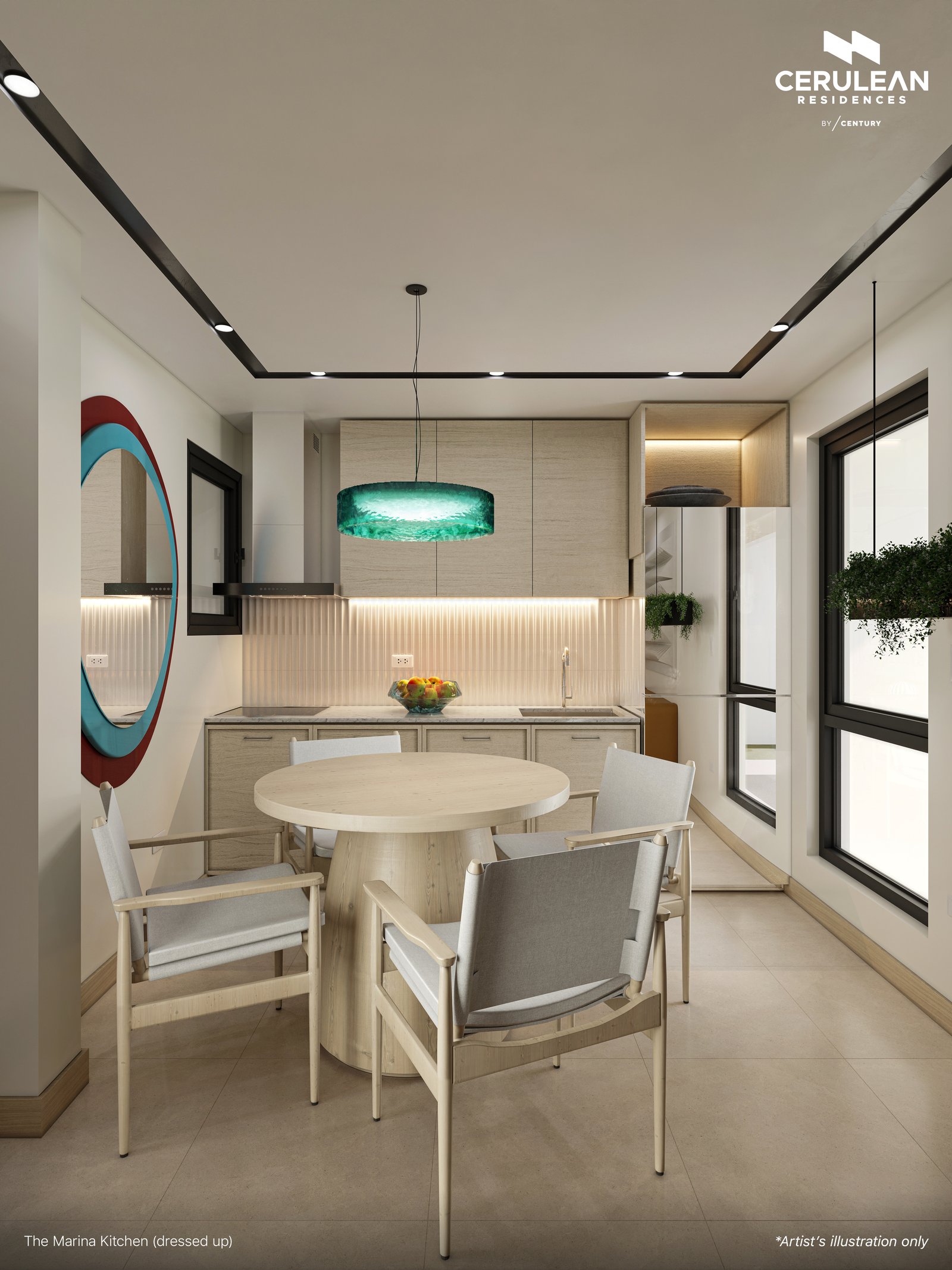 The Marina (Townvilla) — The Marina Kitchen (dressed up).jpg