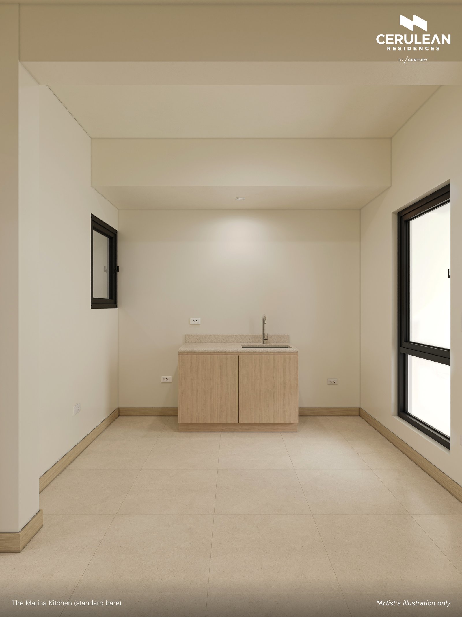 The Marina (Townvilla) — The Marina Kitchen (standard bare).jpg