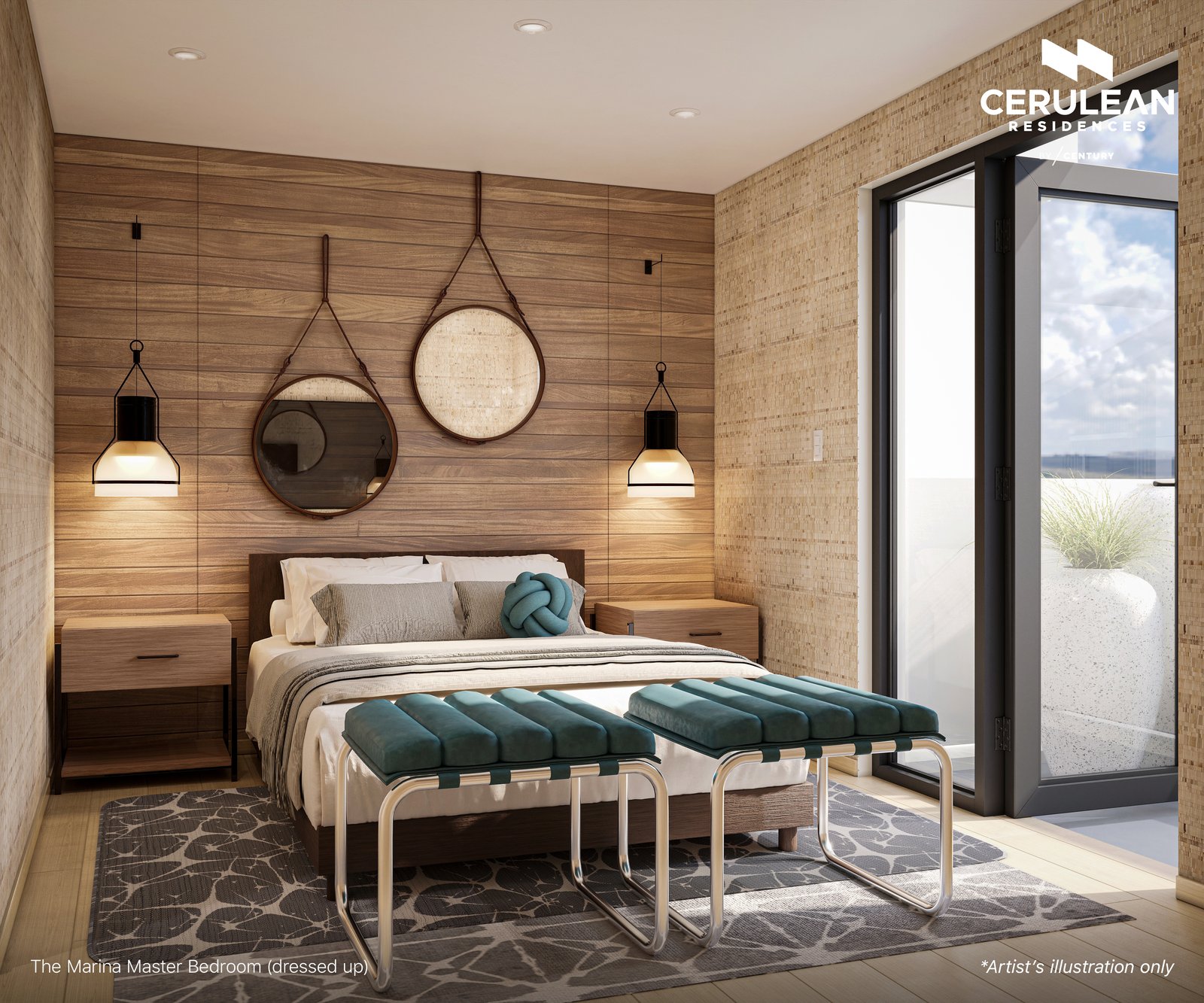 The Marina (Townvilla) — The Marina Master Bedroom (dressed up).jpg